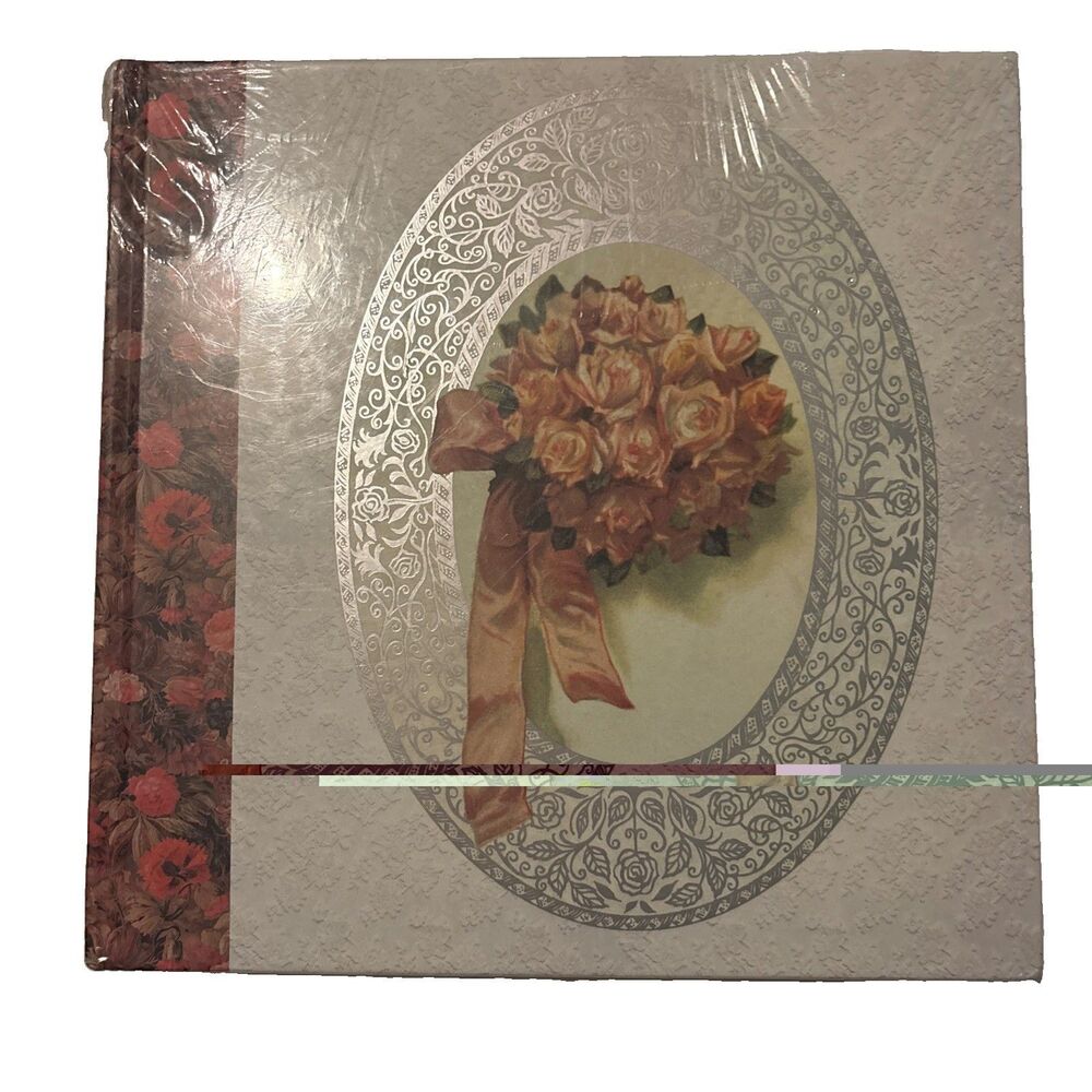 (#63) Wedding Album : Floral Cover Version by Nancy C. Akmon (1995, Hardcover)